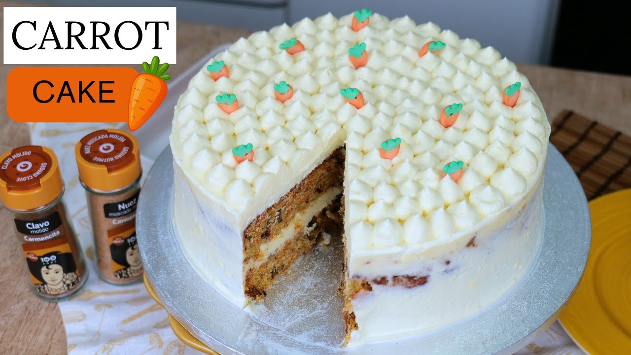 CARROT CAKE o TARTA DE ZANAHORIA 🥕| LaDulcepedia.