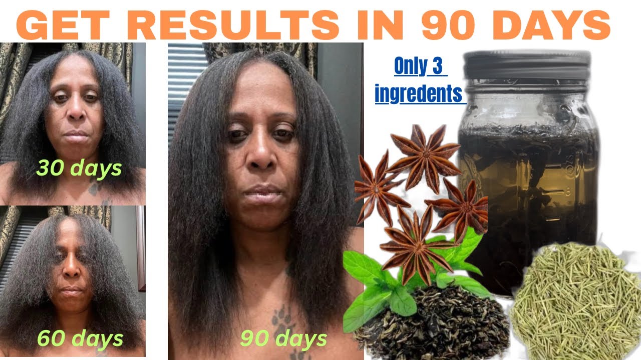 ✋Use this  herbal hair tea  to grow your hair..FAST‼️