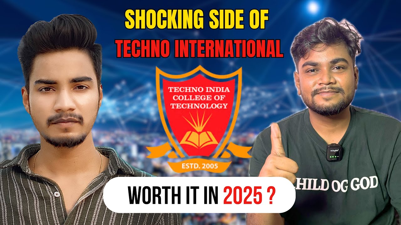 BTech IT Student Podcast: Life at Techno International NewTown | Campus, Placement & Ragging Talk😱