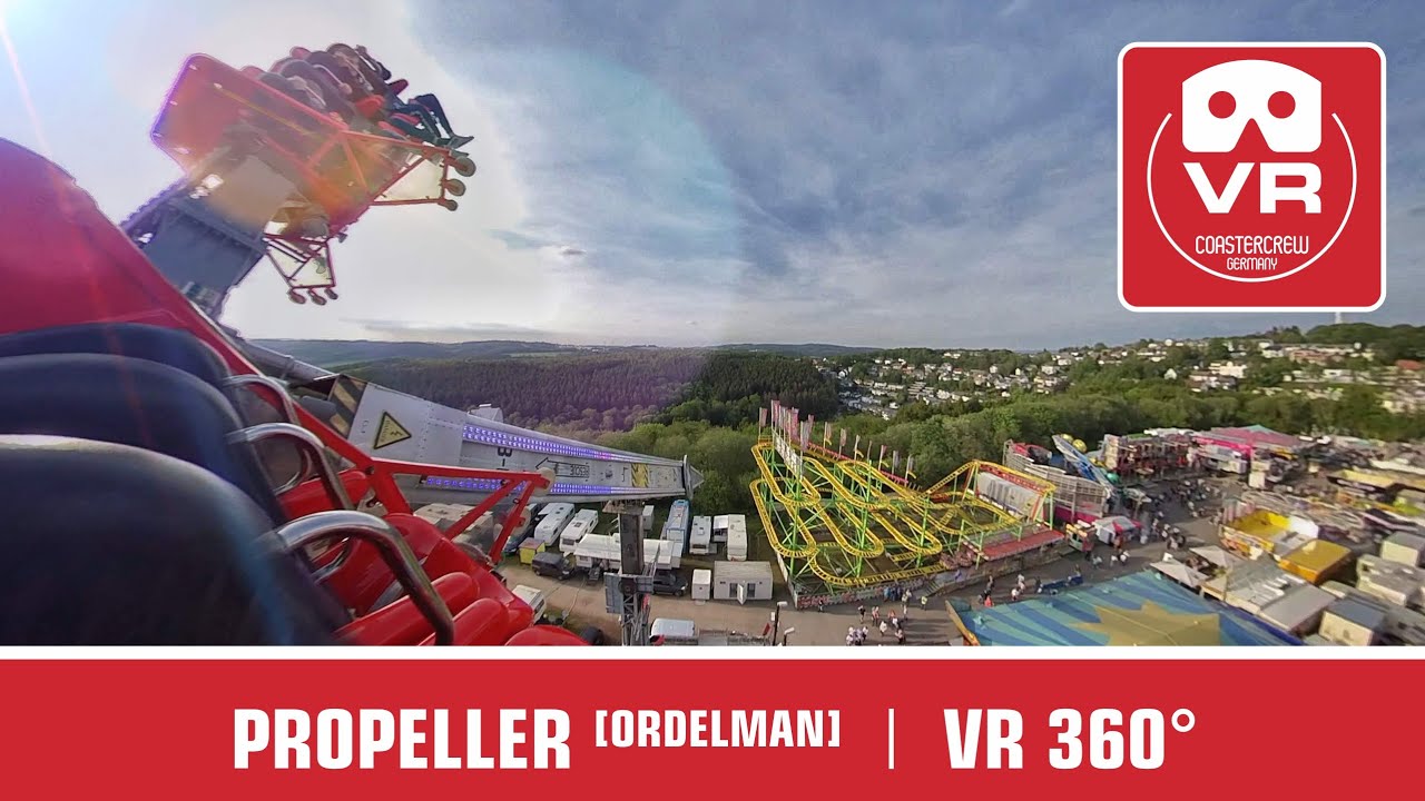 Propeller (Ordelman) 360° extreme Kirmes Fairground Attraction | Fabbri Inversion XXL onride VR360