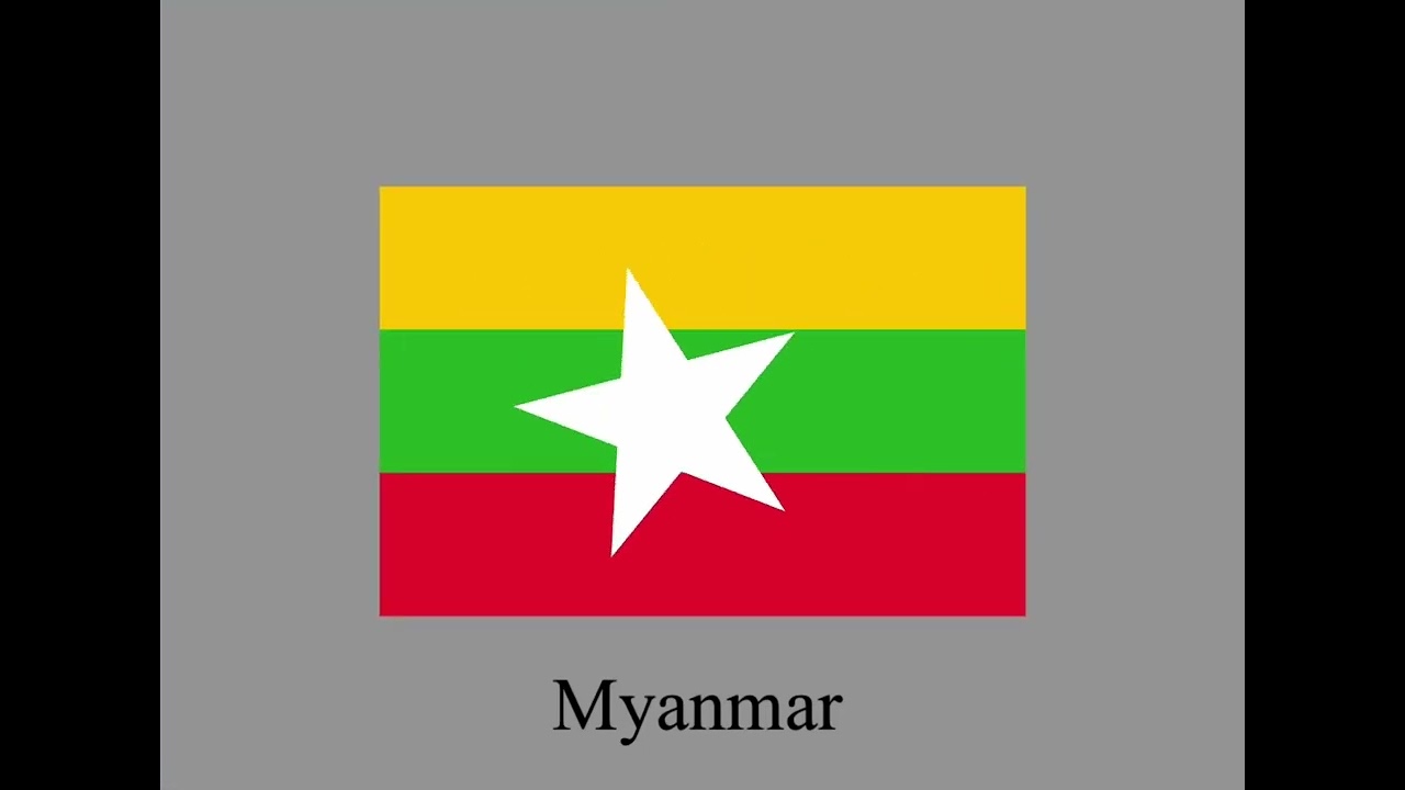 Myanmar (fixed animations) Flag Band Asia ft. @yourlocalPhilippines512 @VongVengOfficial134