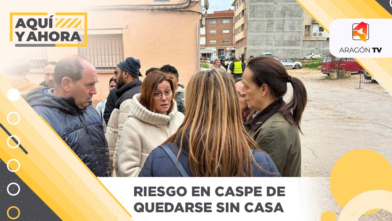 Once familias de Caspe temen quedarse sin casa