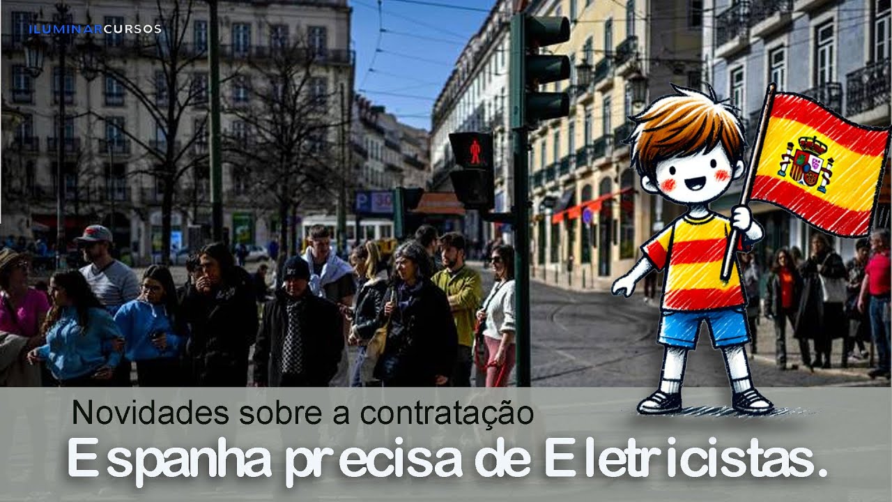 Novidades sobre a contratação de eletricistas aqui na Espanha.