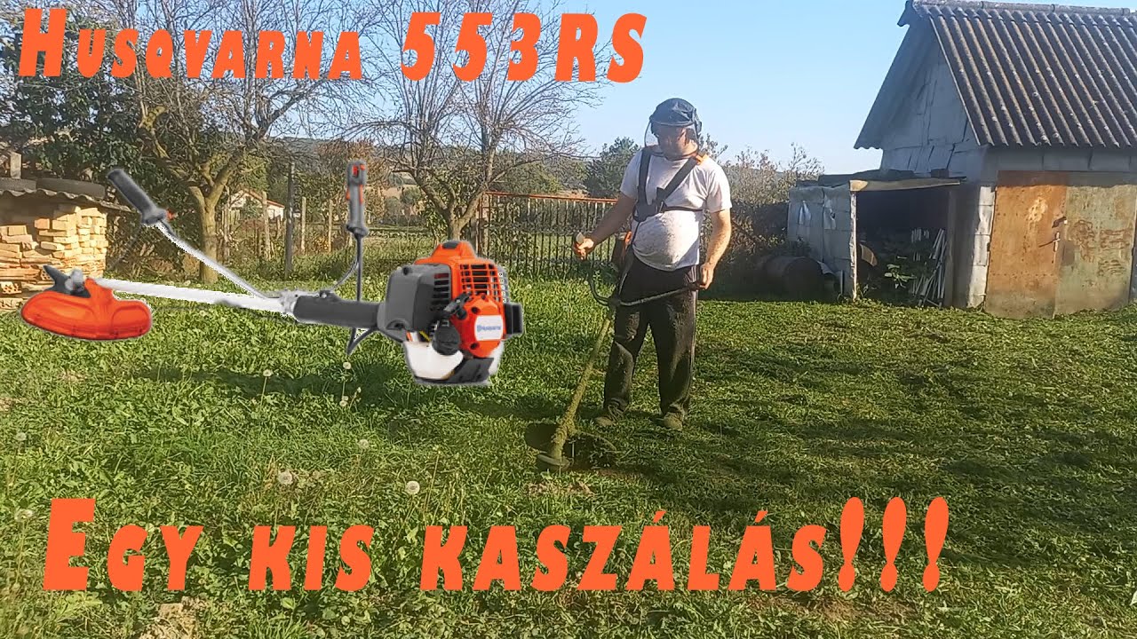 Husqvarna 553RS | egy kis kaszálás | az év utolsó kaszálása