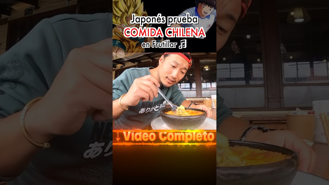 Japon&eacute;s prueba COMIDA CHILENA en Frutillar 🇨🇱  | Japonesito Yuma #ReaccionaChile