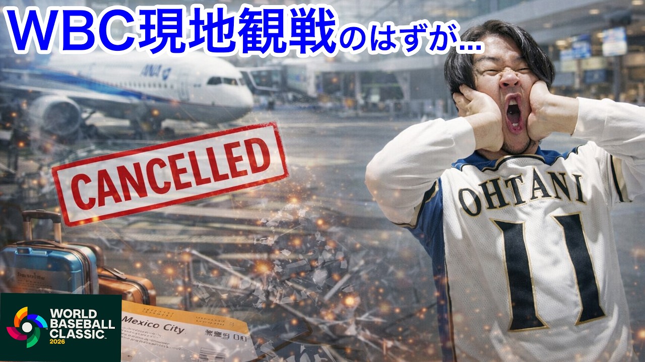 行くぞWBC！行くぞマイアミ！成田空港からANAで行くはずが...
