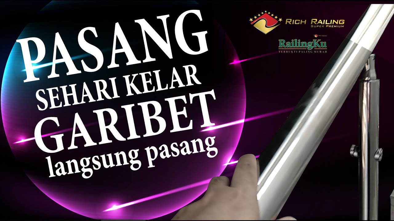Cara Pasang Railing Tangga 1 HARI SELESAI by Rich Railing