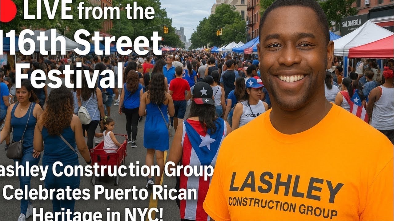 🔴 LIVE from the 116th Street Festival | Lashley Construction Group Celebrates Puerto Rican Heritage
