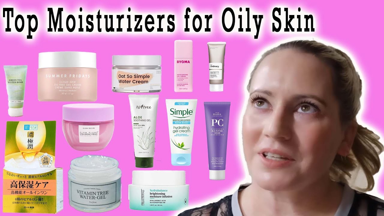 Top Moisturizers for Oily Skin Types 👍 Acne  & Fungal Acne Safe Skincare Products - Fragrance Free!