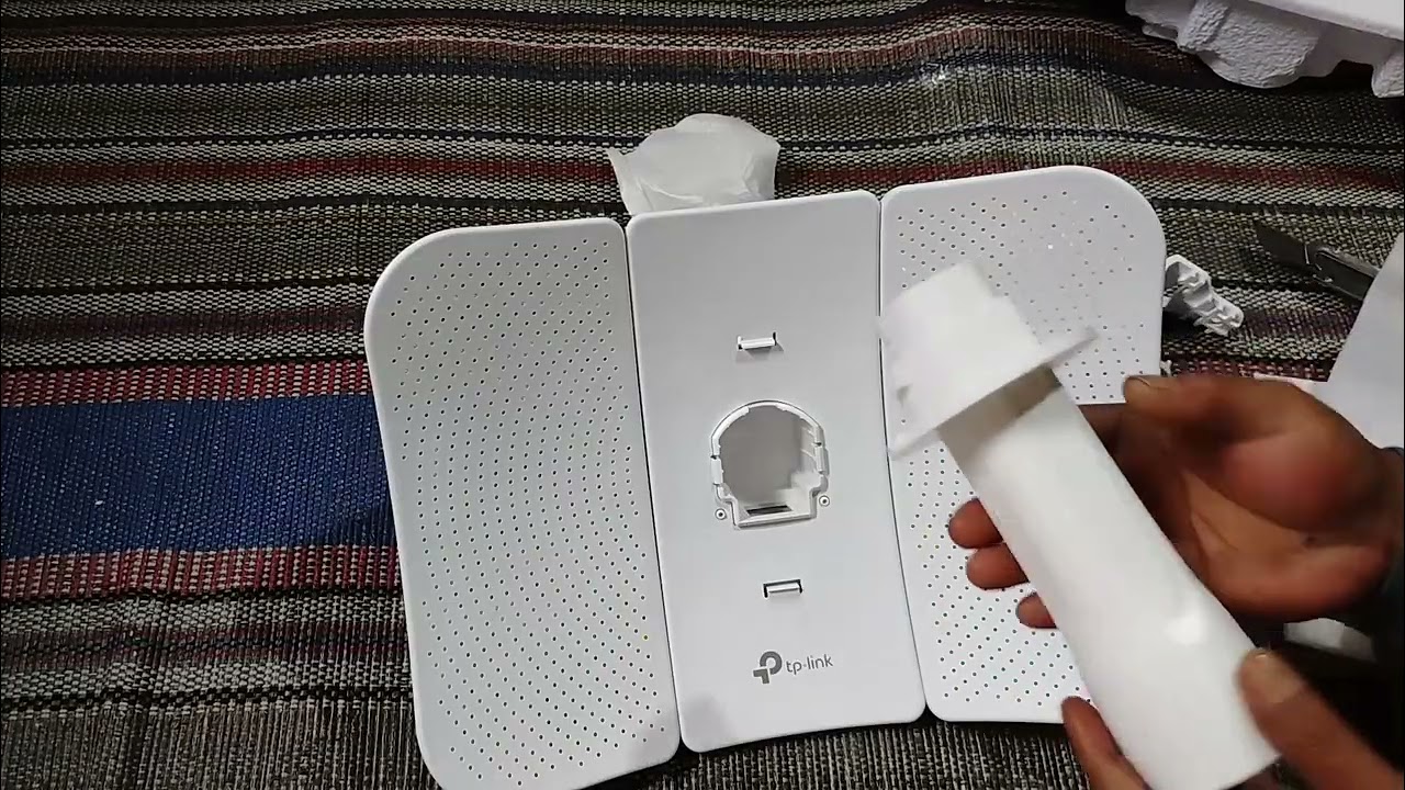 RADIO ACCESS POINT TP LINK CPE 605 - UNBOXING