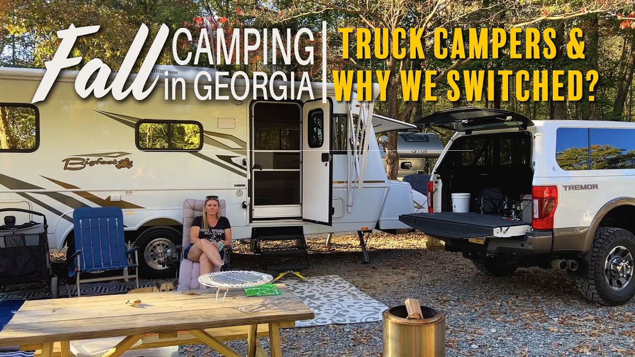 Fall Camping in Georgia at Diamond Lure | Truck Campers - We Explain the Switch