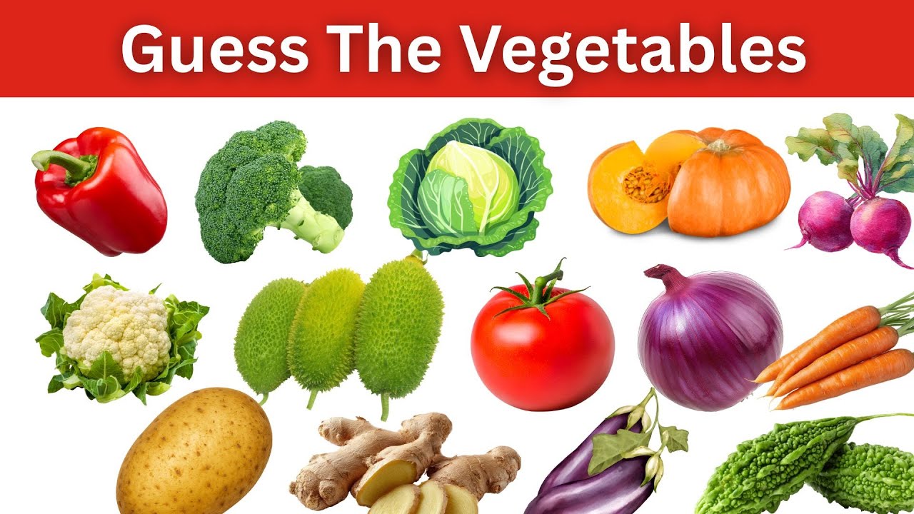 Guess The Vegetables 🥔 | Fun Vegetable Quiz for Kids | Learn English Vocabulary