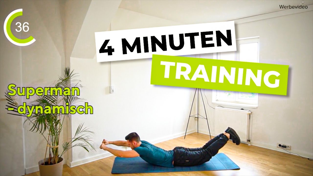 Schnell abnehmen mit diesem 4 Minuten Training!