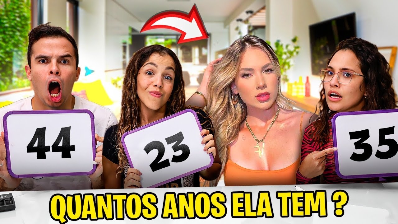 ADIVINHE A IDADE DO YOUTUBER!- COM RAFA E LUIZ