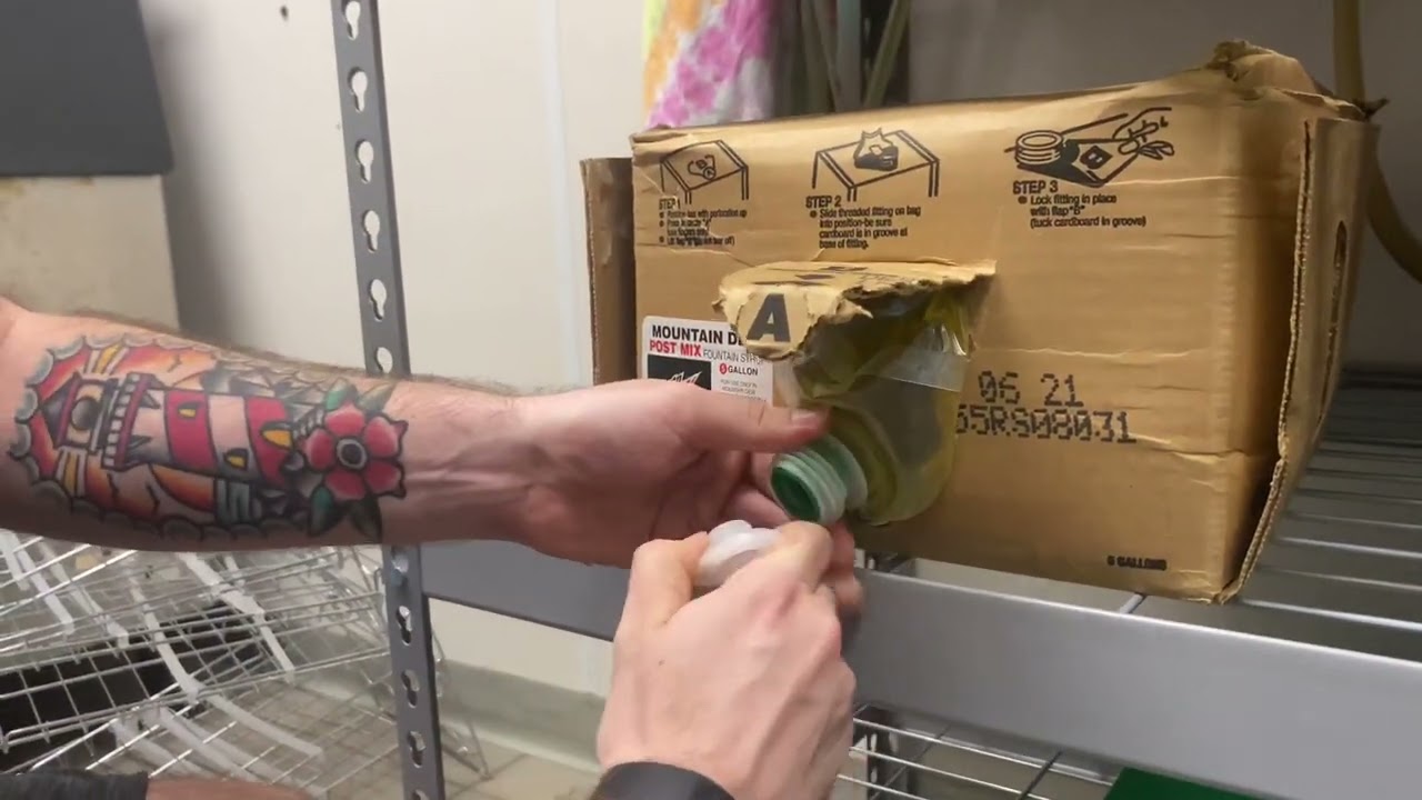How To Change Soda Syrup Box