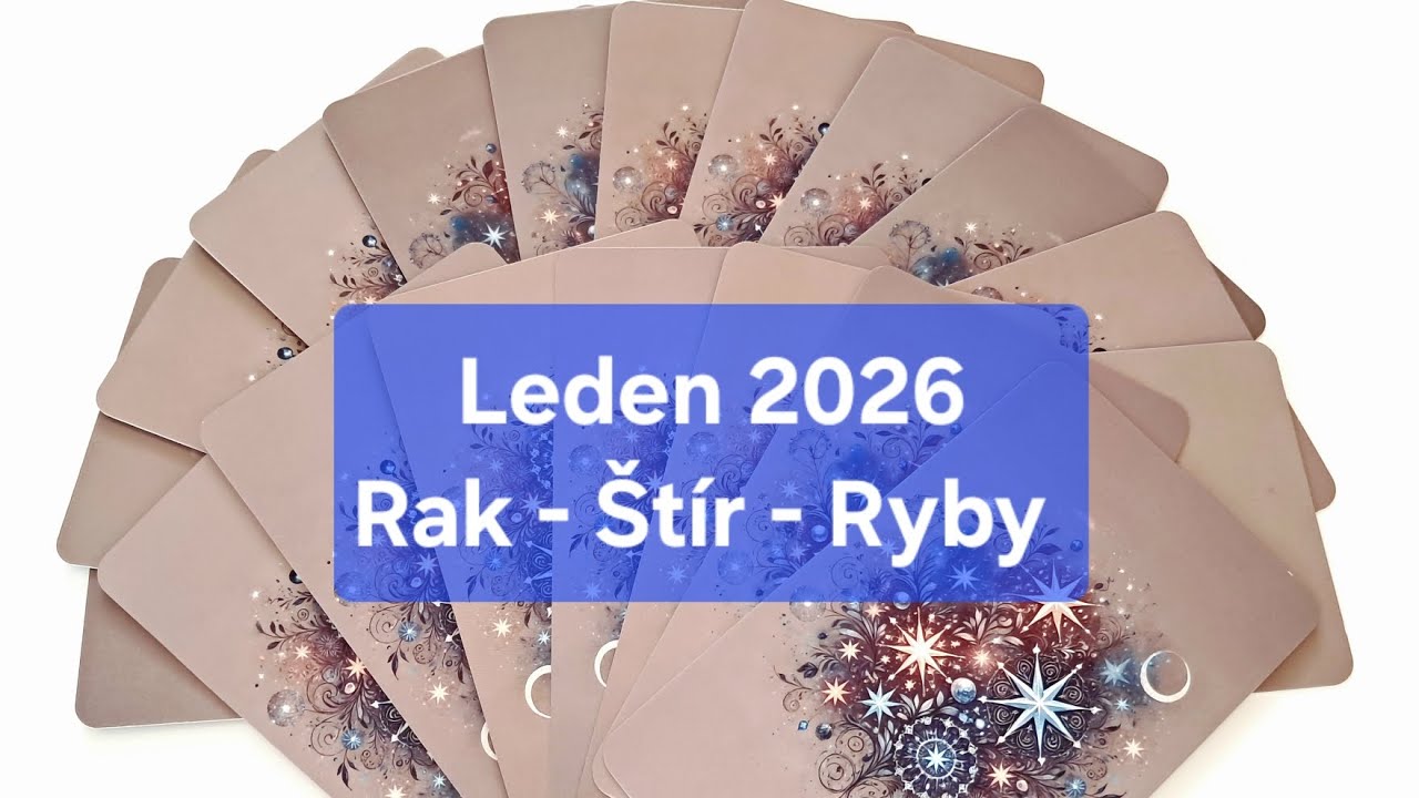 Co čeká v lednu 2026 vodní znamení❤🙏🍀... Rak ♋ Štír ♏ Ryby ♓