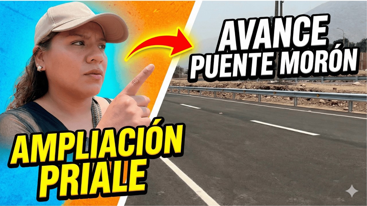 ¡ASÍ AVANZA LA AMPLIACIÓN PRIALÉ! 🚧 ¿Y el Puente Morón para cuándo?