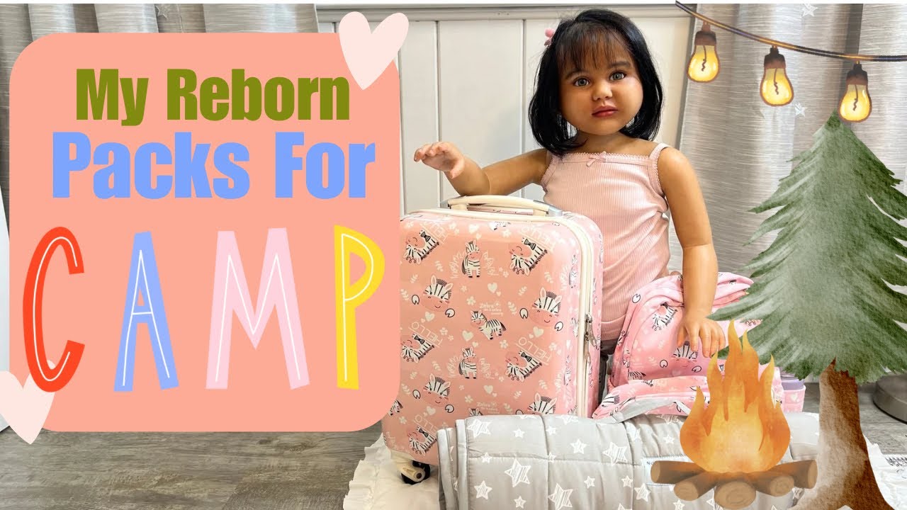 УПАКОВЫВАЮ КУКЛУ-МАЛЫША REBORN в ЛАГЕРЬ 🏕️ #reborn #packing #reborndolls