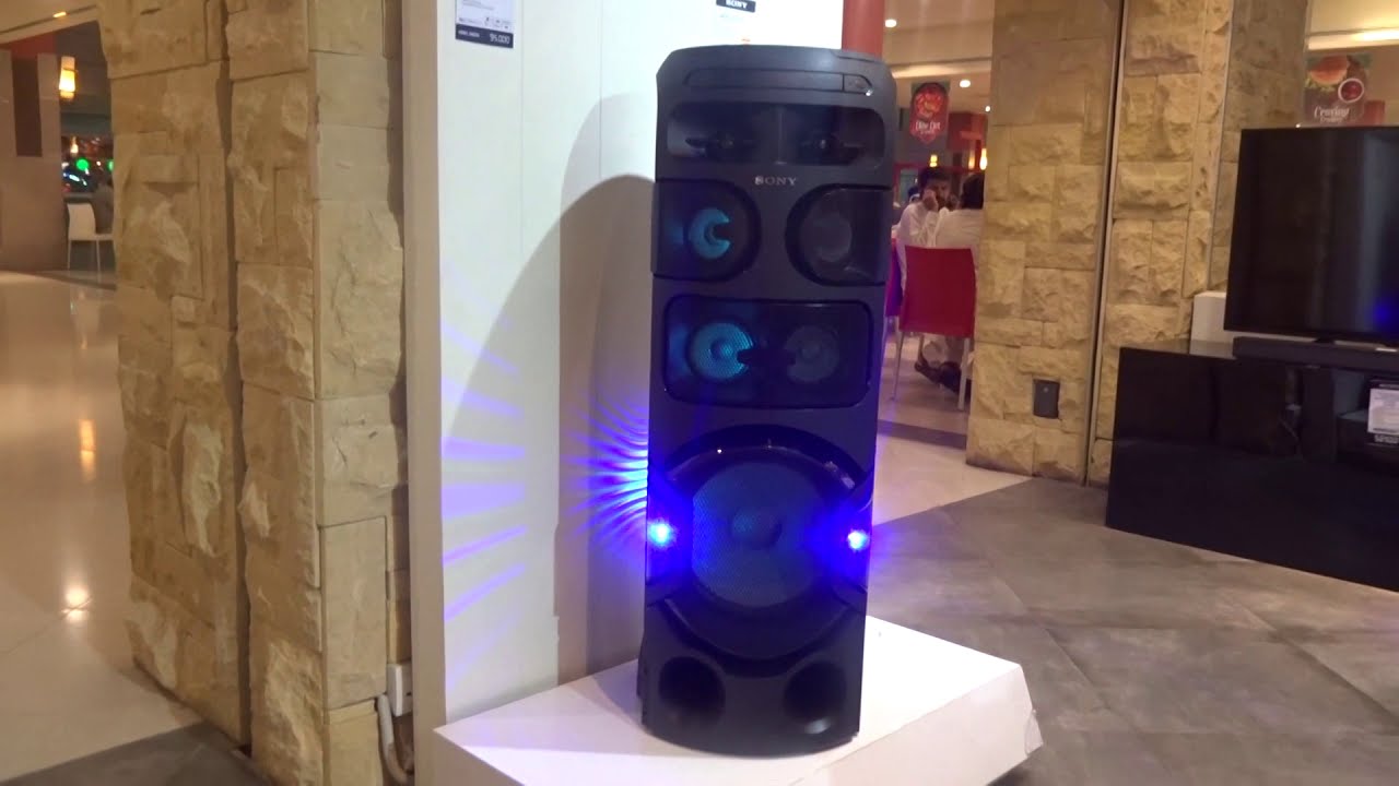 Sony MHC-V81D Hifi Sound System Technology Display demo video