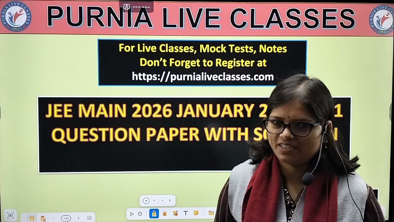 JEE MAINS 2026 QUESTION PAPER ANALYSIS AND SOLUTION