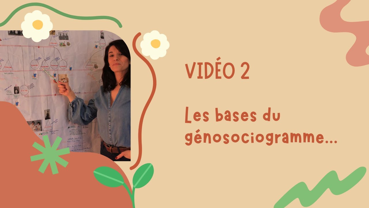 ✨Vidéo 2..👨‍👩‍👦‍👦 Le génosociogramme..✏️✨les bases du génosociogramme