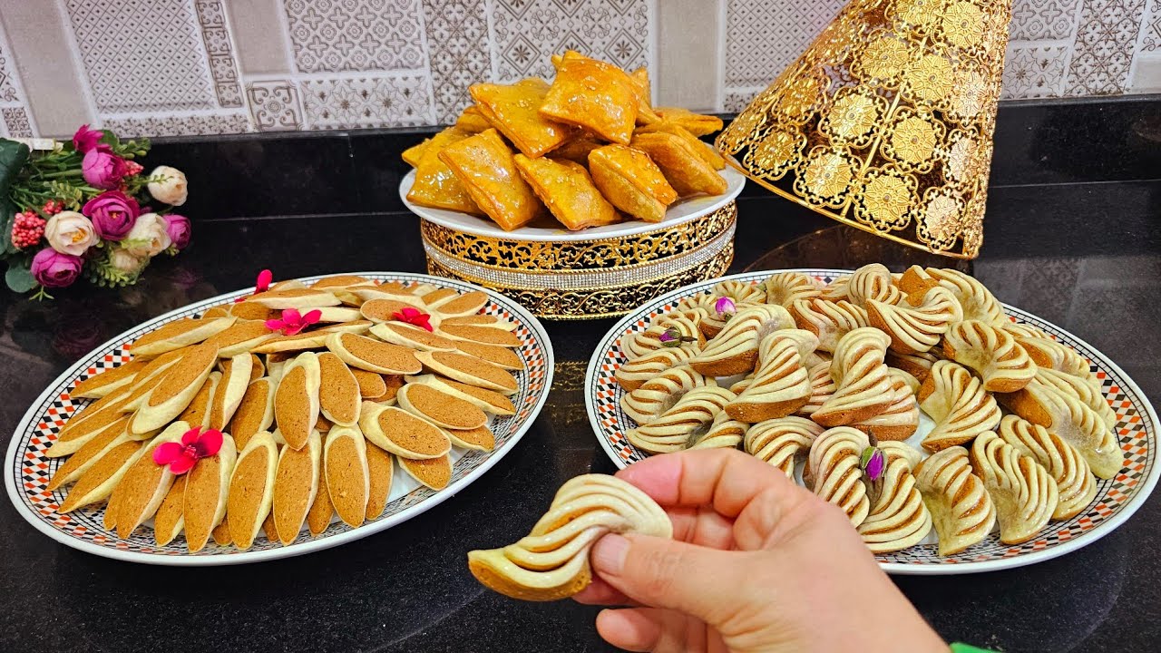 من قاع الخابيه 😍 حلوة المفلحه وفقاص الملوك من ارقى والذ الوصفات المغربيه 🇲🇦 جوج وصفات من خليط واحد 👌