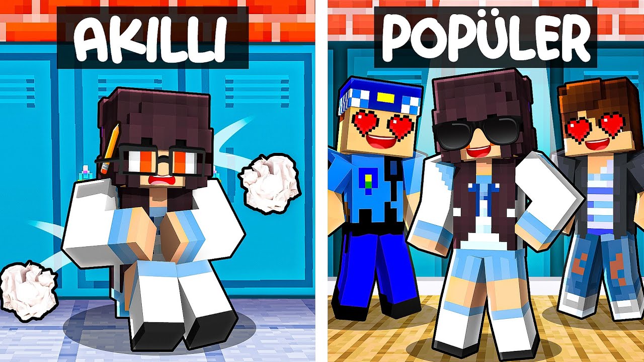 AKILLI VS POPÜLER GÖKÇE - Minecraft