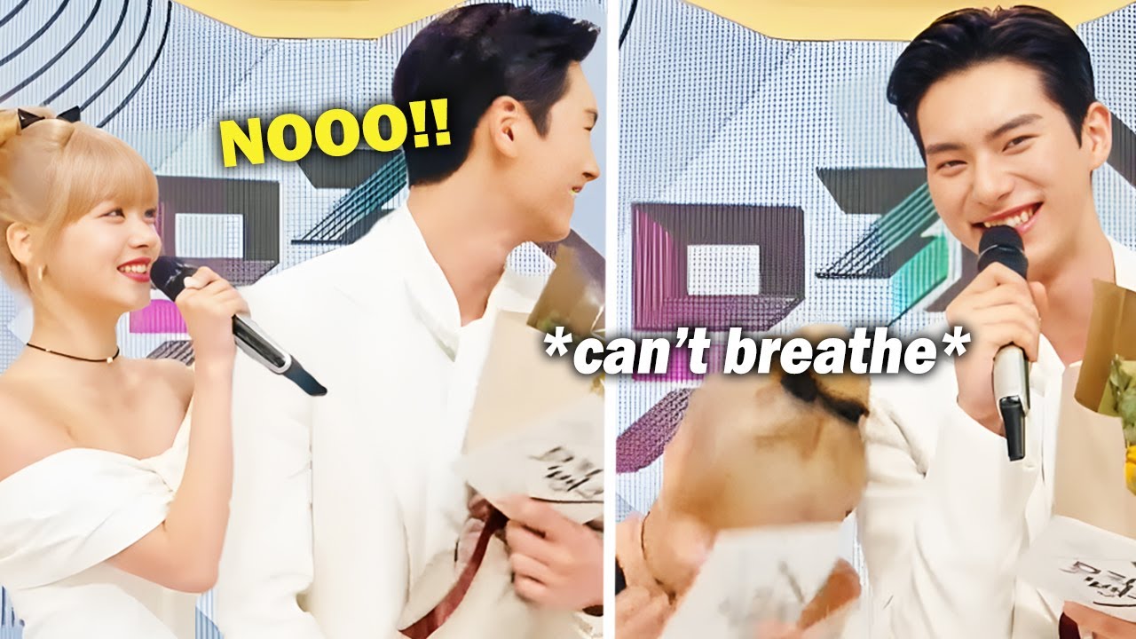 Chaemin got super embarrassed when Eunchae made him do this on his birthday 🤭