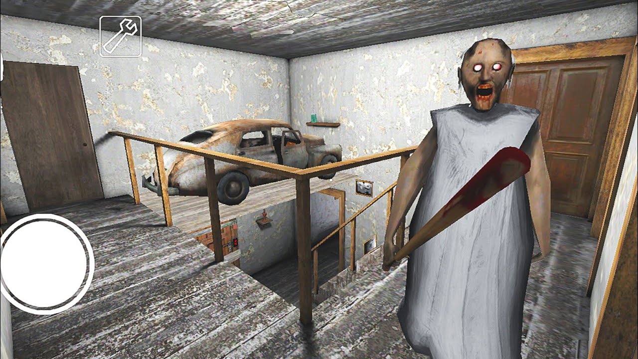 Granny Game Horror Escape Gameplay | Car In Air Granny Custom Map Ep 24