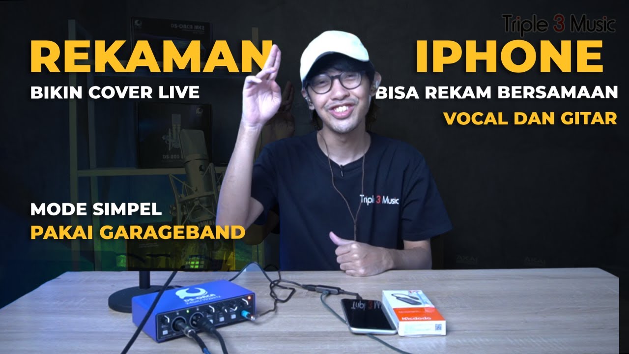 Tutorial Recording DS ORCA MK2 di IPHONE secara MultiTrack GARAGEBAND!