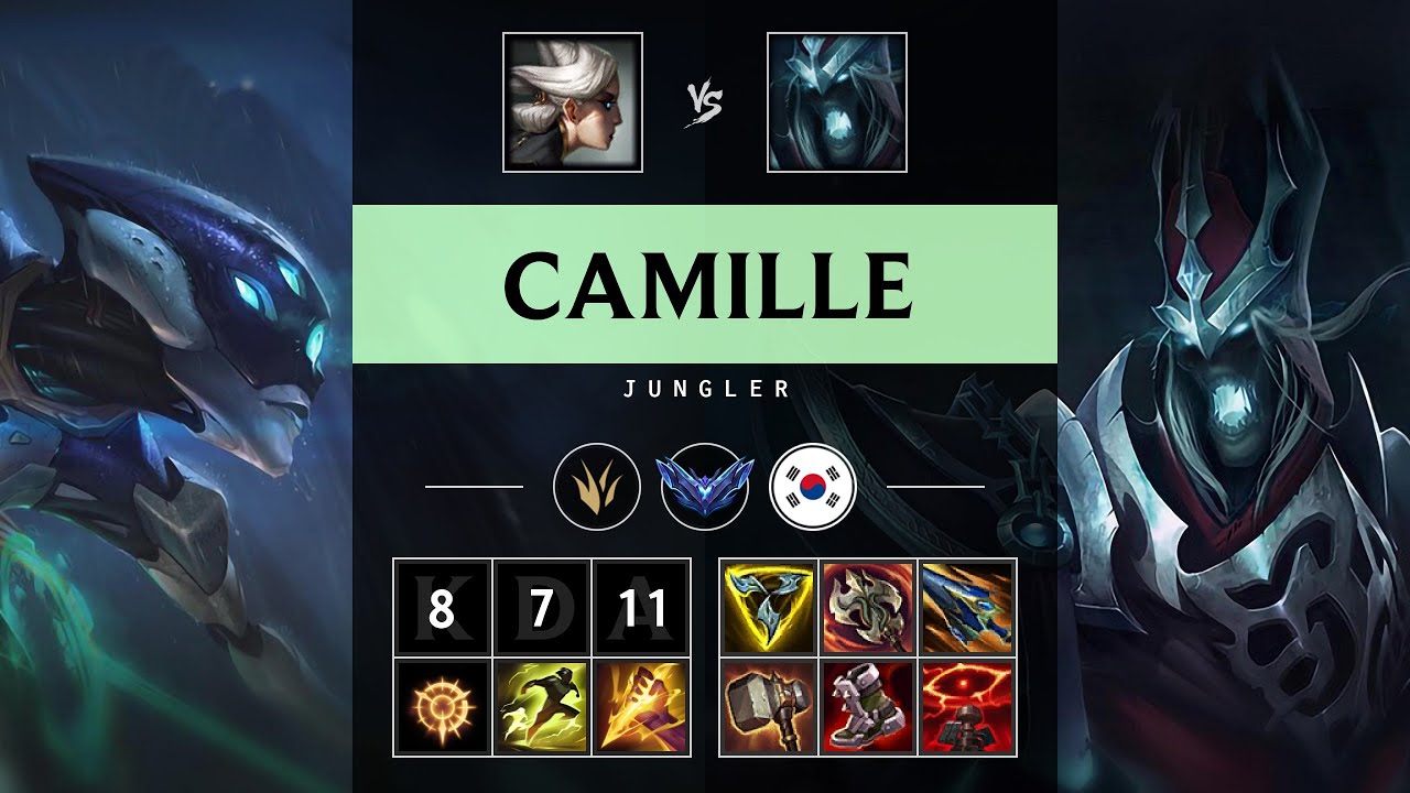 Camille Jungle vs Karthus - KR Diamond Patch 25.11
