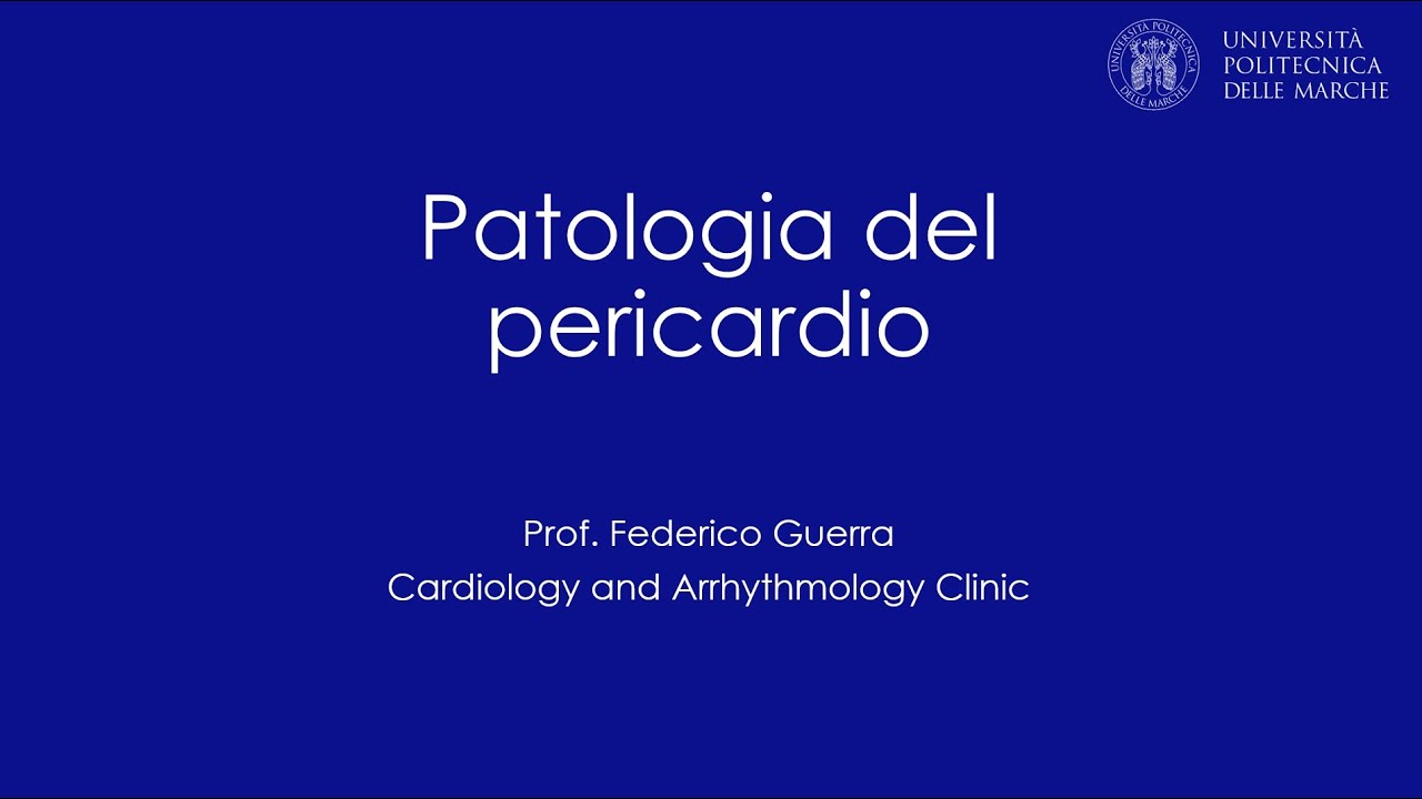 Patologia del pericardio