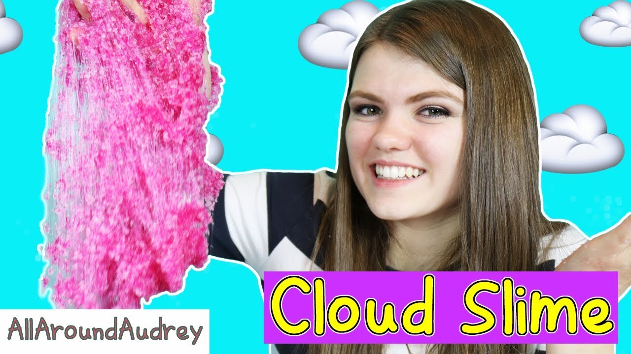 Making CLOUD SLIME by ACCIDENT! Soda and Gelli Baff Slime! / AllAroundAudrey