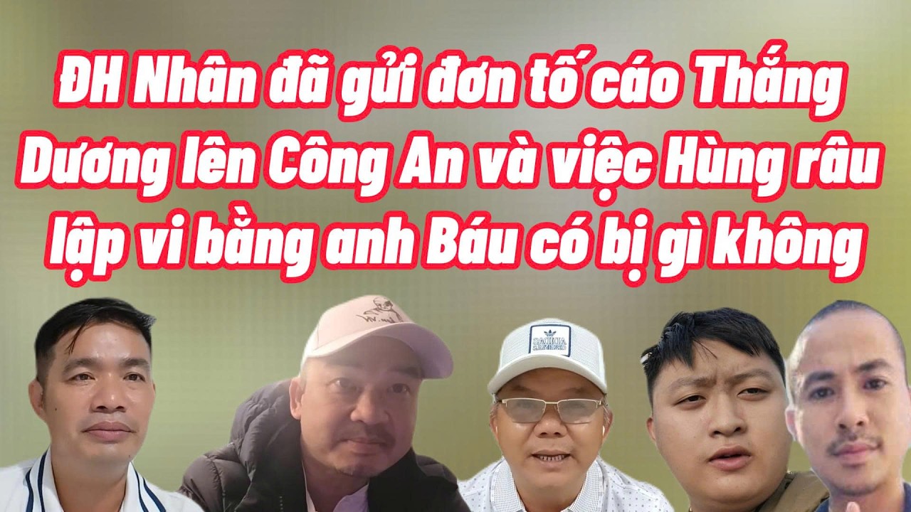 Chính thức Đinh Hoàng Nhân đã khởi kiện Thắng Dương