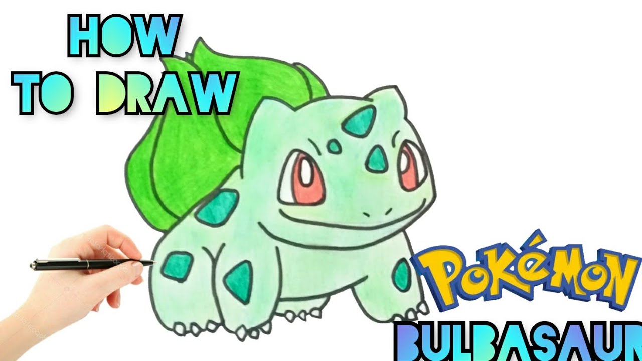 How to draw BULBASAUR | How to draw Pok&eacute;mon | V Art Studio