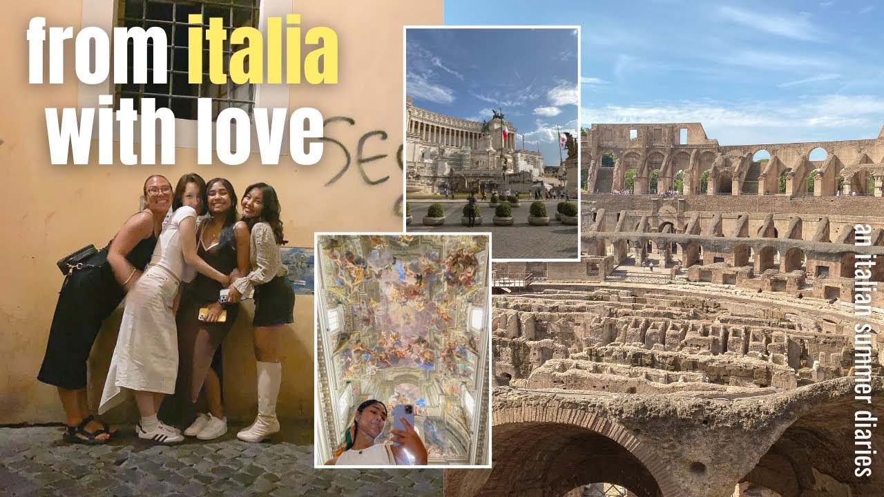 rome vlog: my last days in italy visiting tourist sites & eating delicious italian food