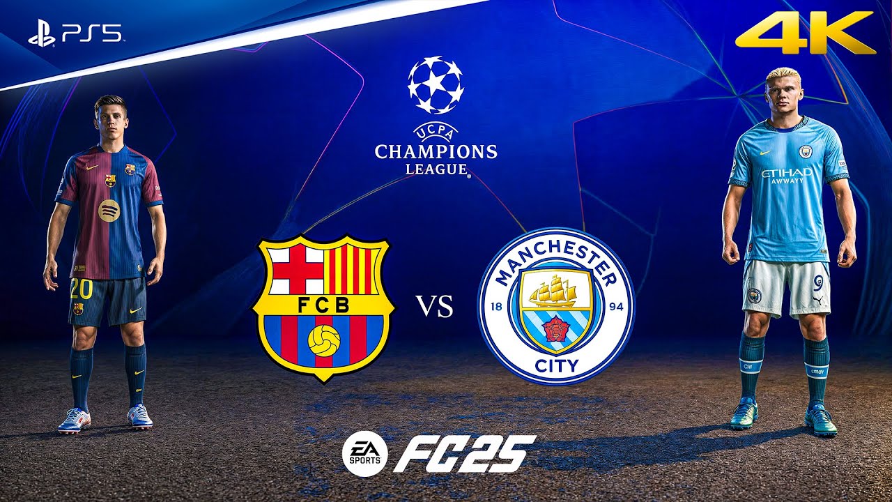 FC 25 - Barcelona vs. Manchester City Ft. Yamal, Haaland | UEFA Champions League Final | PS5&trade; [4K60]