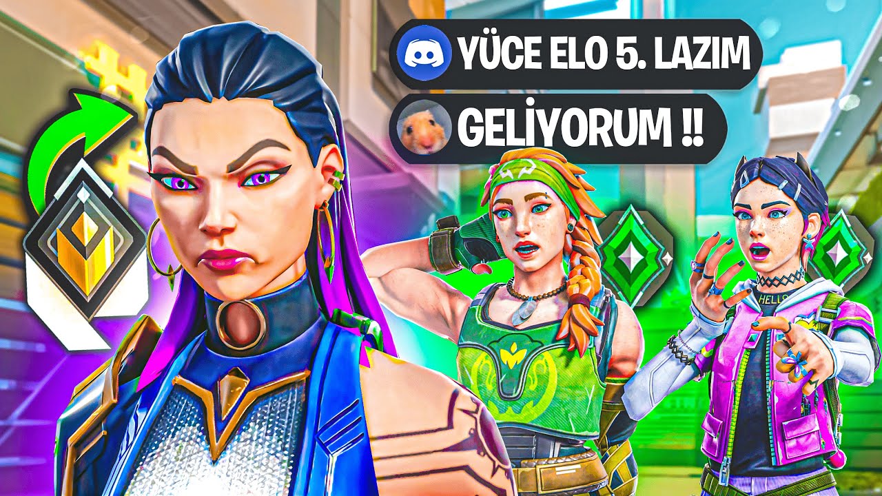 Discord Üzerinden Oyuncu Arayan YÜCELİK Takımları RADIANT Olarak Taşıdım.