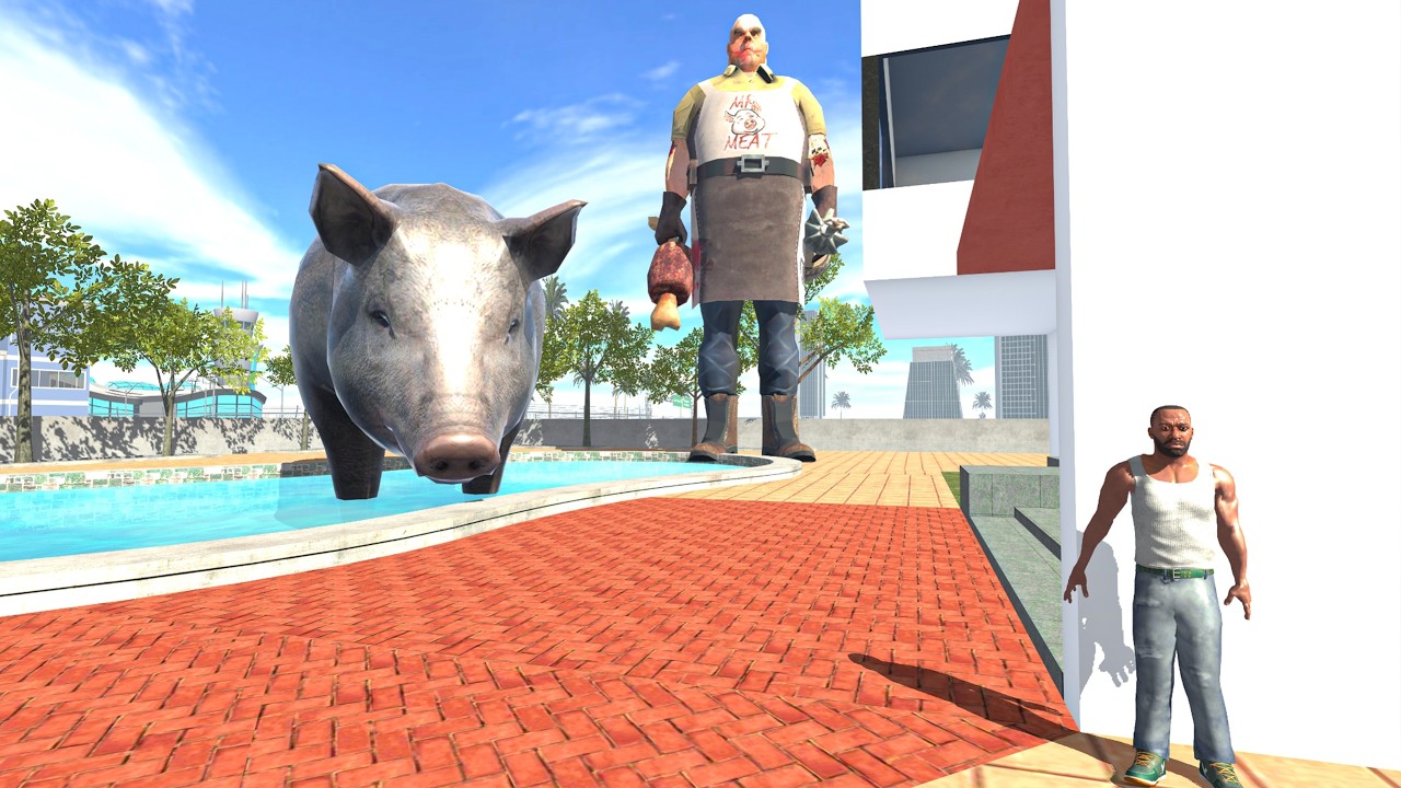 Franklin VS MR Meat IN MR MEAT HOUSE | INDIAN BIKE DRIVING 3D