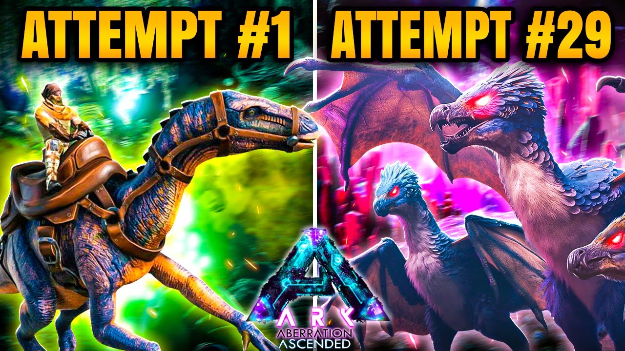 The HARDEST Way To Play Ark Aberration | Hardcore Co-op