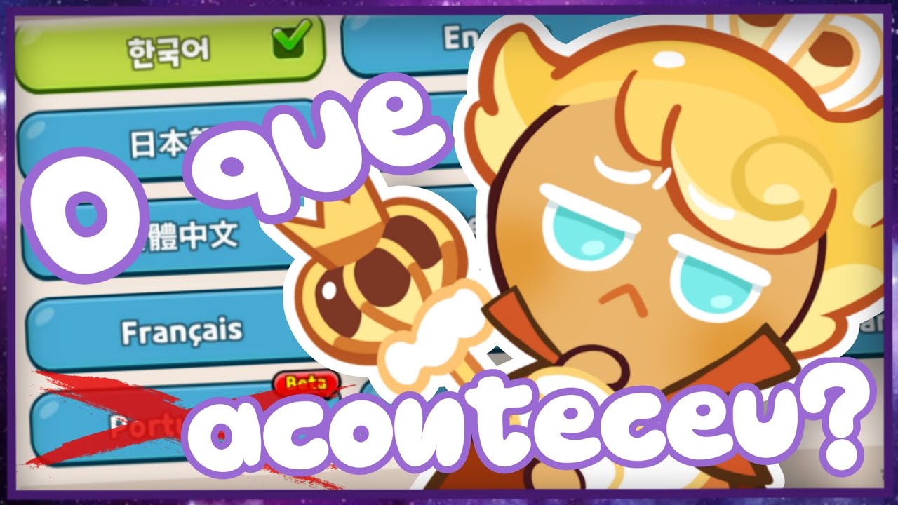 O que aconteceu com a tradução do Cookie Run Kingdom? - Por que ela foi excluída do jogo?
