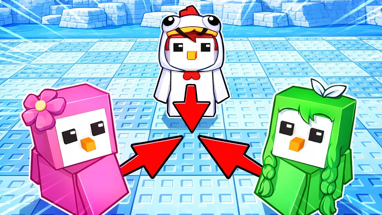 J'ai joué à PENGUIN KNOCKOUT avec mes FANGIRLS sur Roblox !