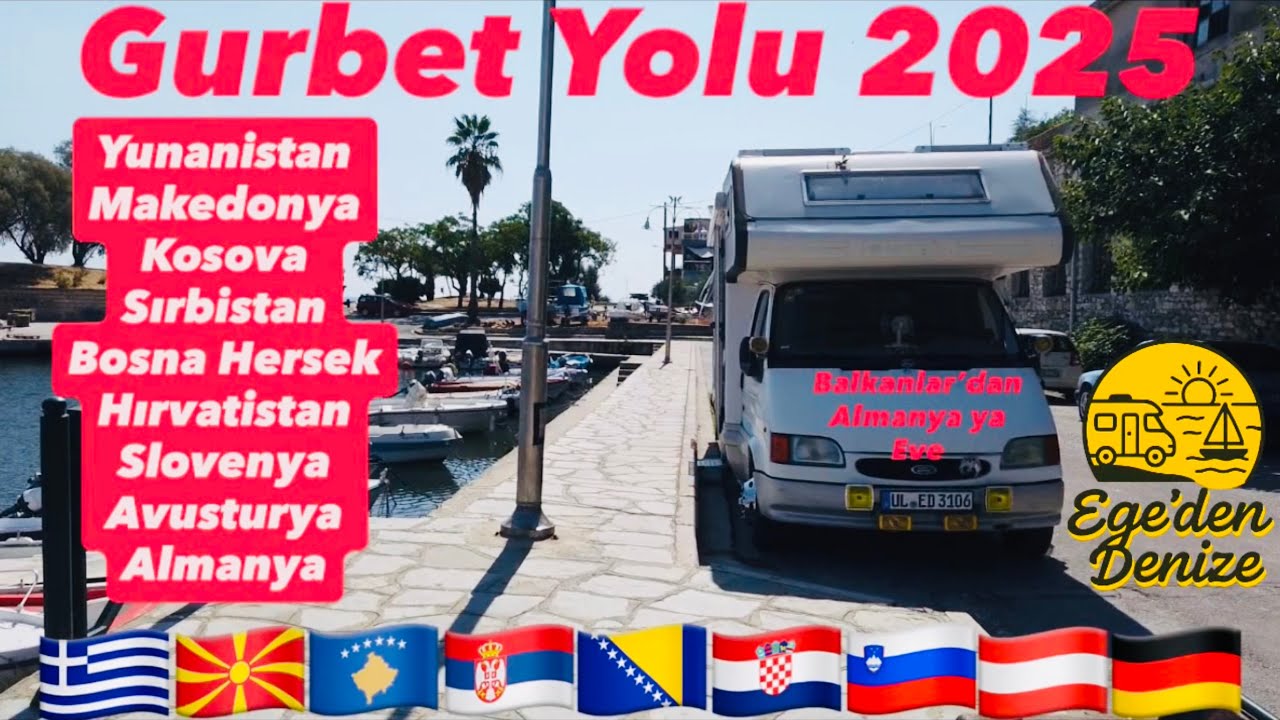 KARAVAN İLE GURBET YOLU PART 1 #karavan #caravan #wohnmobil #travel #tatilvlog 