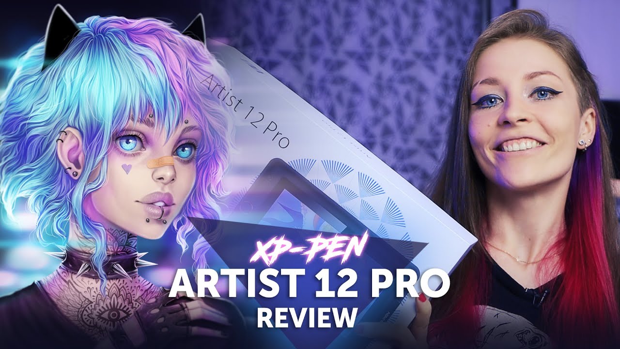 XP-Pen Artist 12 Pro - Unboxing - Review - Speed Painting