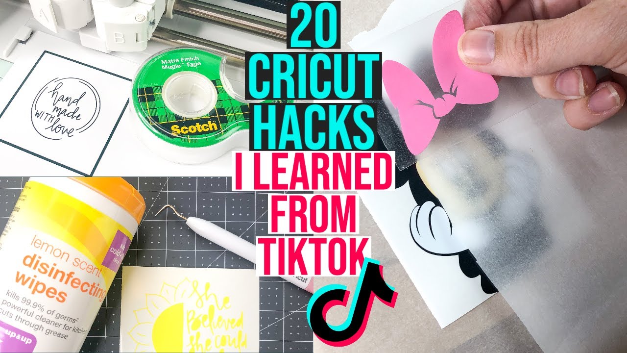 20 CRICUT-хаков, которые я узнал в TikTok