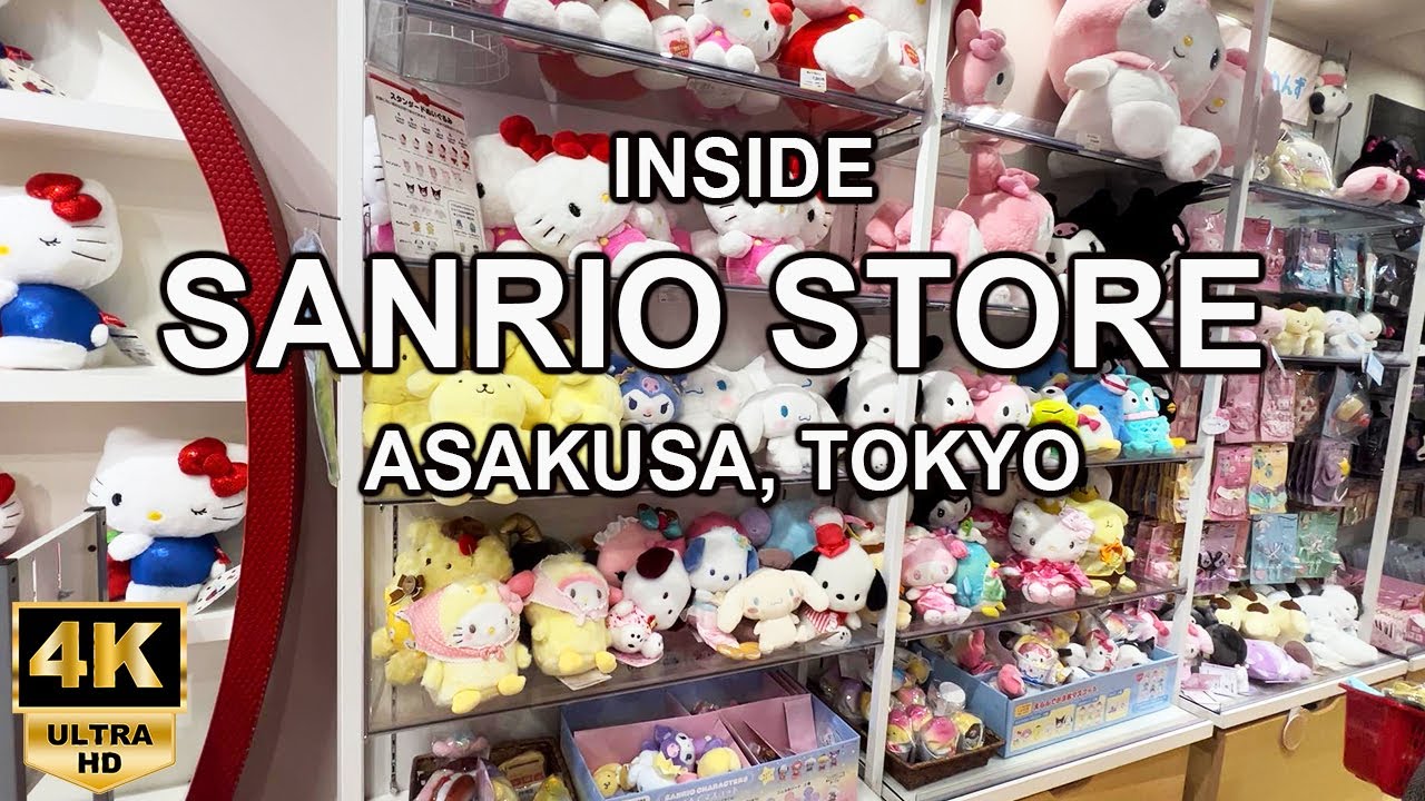 Inside Sanrio Store in Asakusa Tokyo