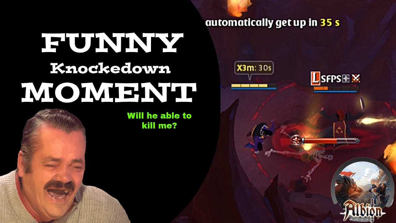 😂😂 Funny Knockdown Moments | Albion Online | Dagger Pair Player | EAST