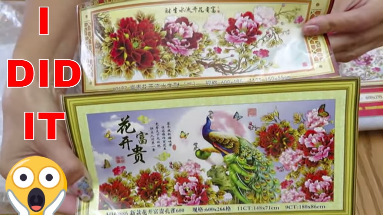 ECOOLBUY NEW Start  HUGE Gorgeous Cross Stitch Kit