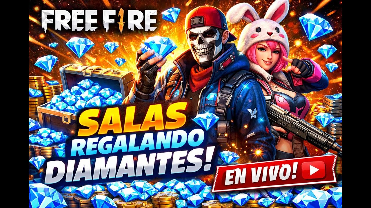 💎 DIAMANTES GRATIS EN VIVO🔴 PASES BOOYAH + SALAS PVP 🔴 DIAMANTES GRATIS EN [FREE FIRE]
