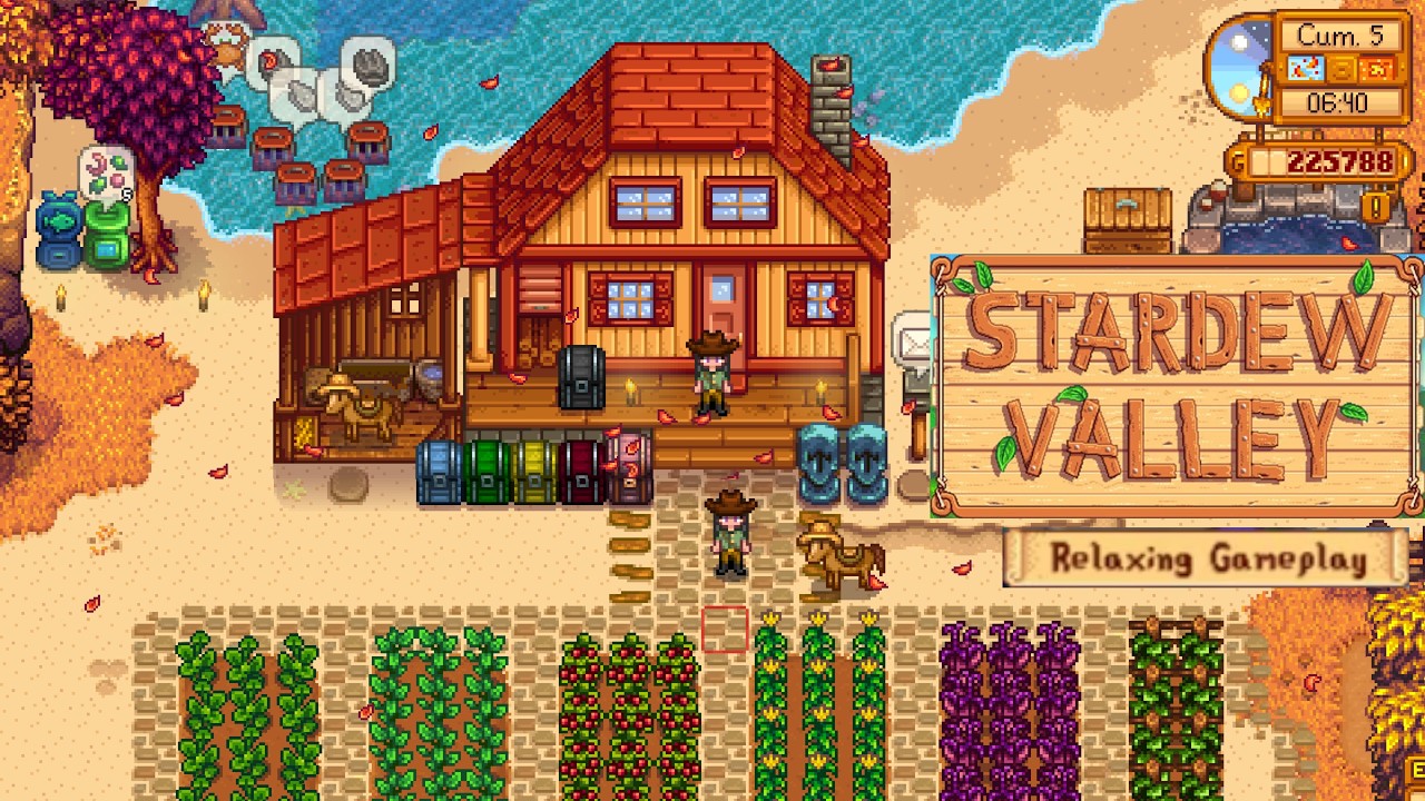 Relaxing Stardew Valley Gameplay | 2nd Year🍁Fall Day 16-20 (No Commentary) for Sleep, Study, Focus.!